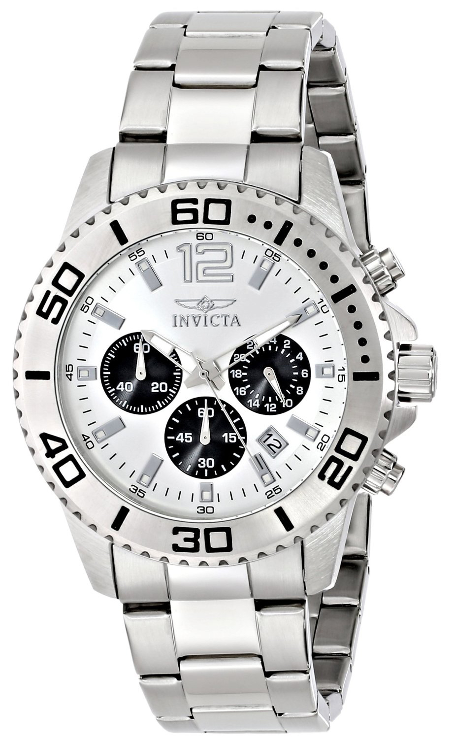 Invicta 99999 Herreklokke 17395 Sølvfarget/Stål Ø45 mm - Invicta