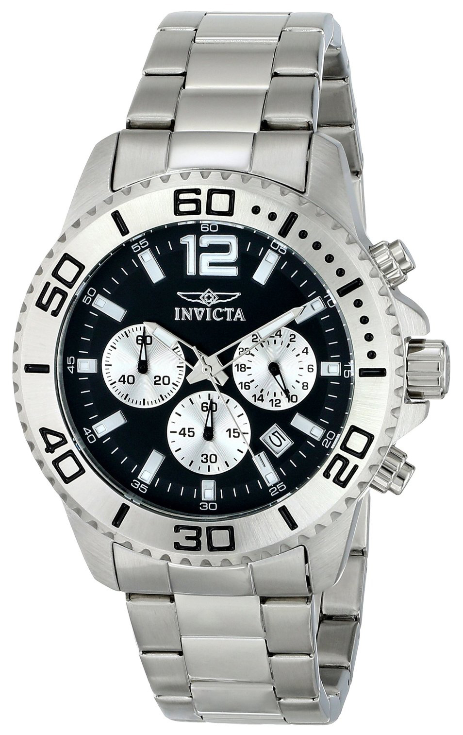 Invicta 99999 Herreklokke 17396 Sølvfarget/Stål Ø45 mm - Invicta