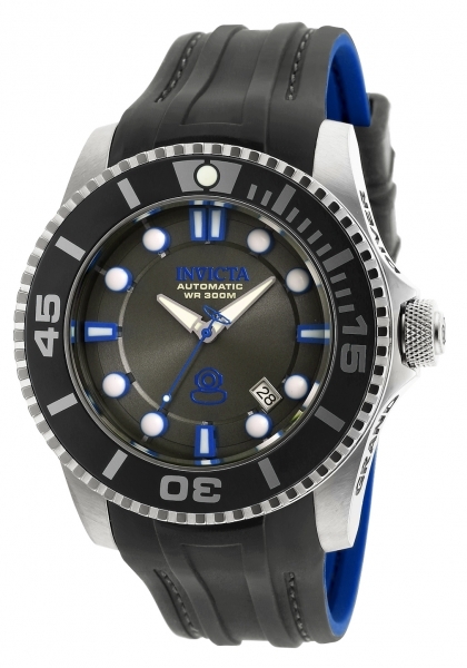 Invicta Pro Diver Herreklokke 20200 Sort/Gummi Ø47 mm - Invicta