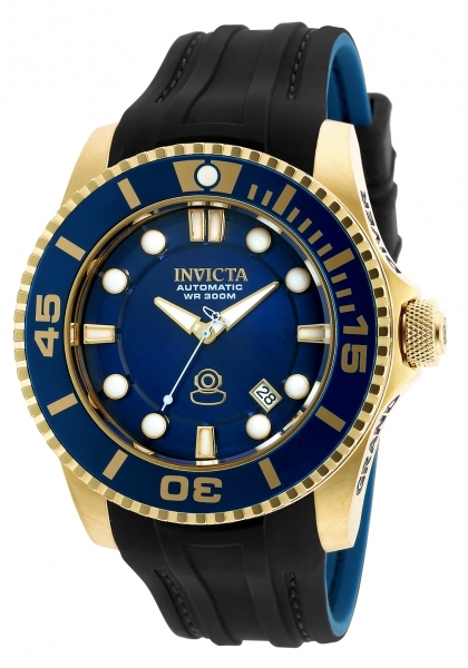 Invicta Pro Diver Herreklokke 20203 Blå/Gummi Ø47 mm - Invicta