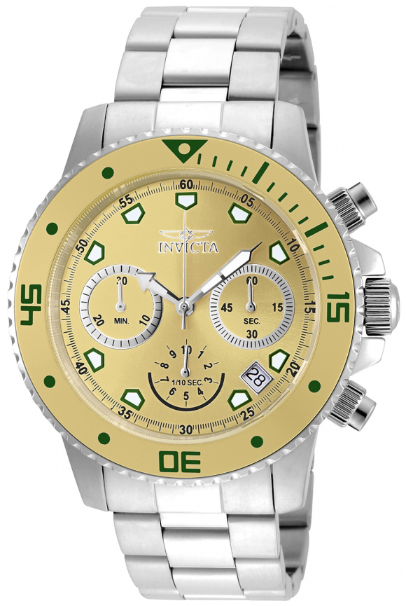 Invicta Pro Diver Herreklokke 21888 Gulltonet/Stål Ø45 mm - Invicta