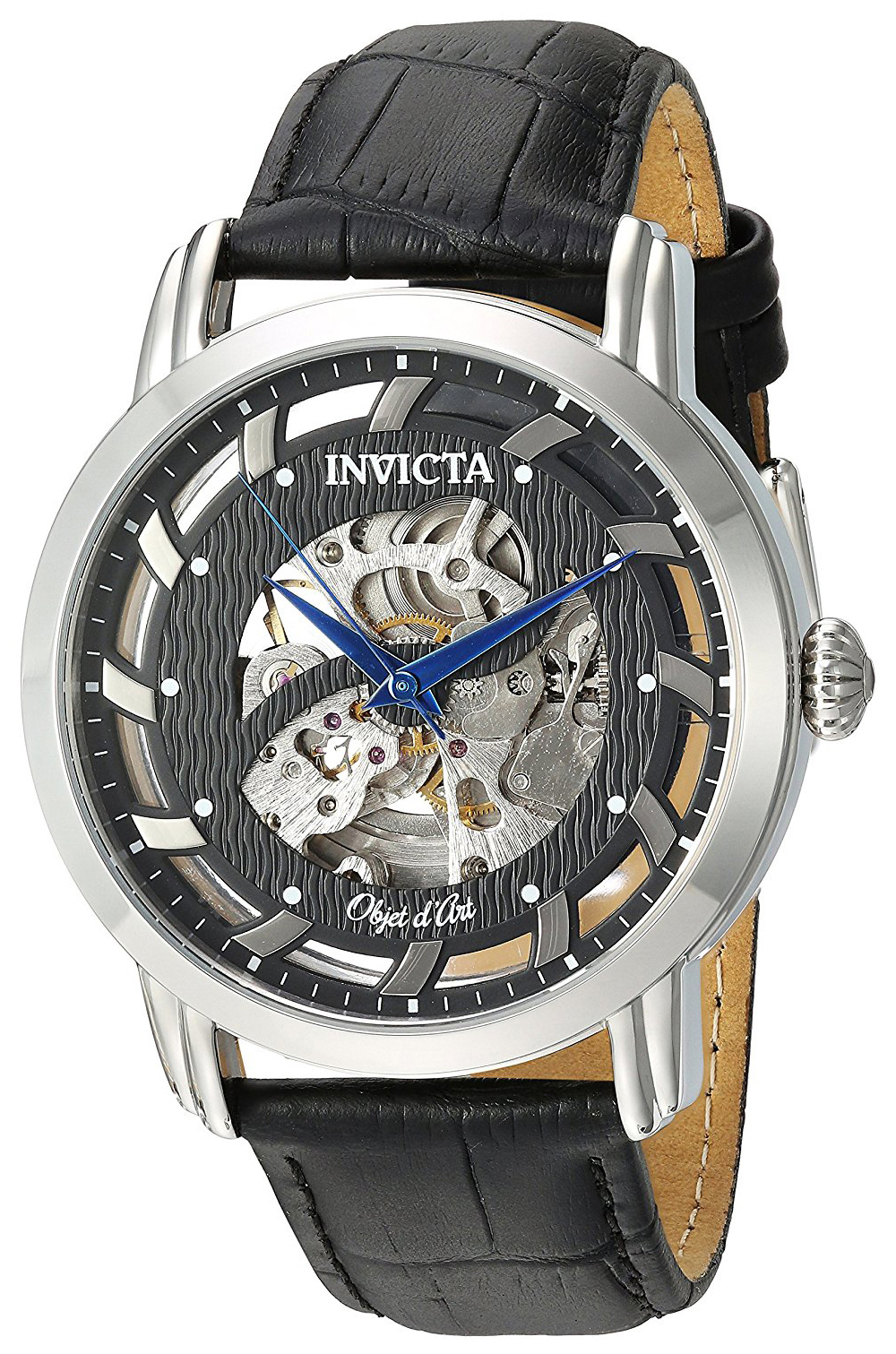 Invicta 99999 Herreklokke 22633 Grå/Lær Ø44 mm - Invicta