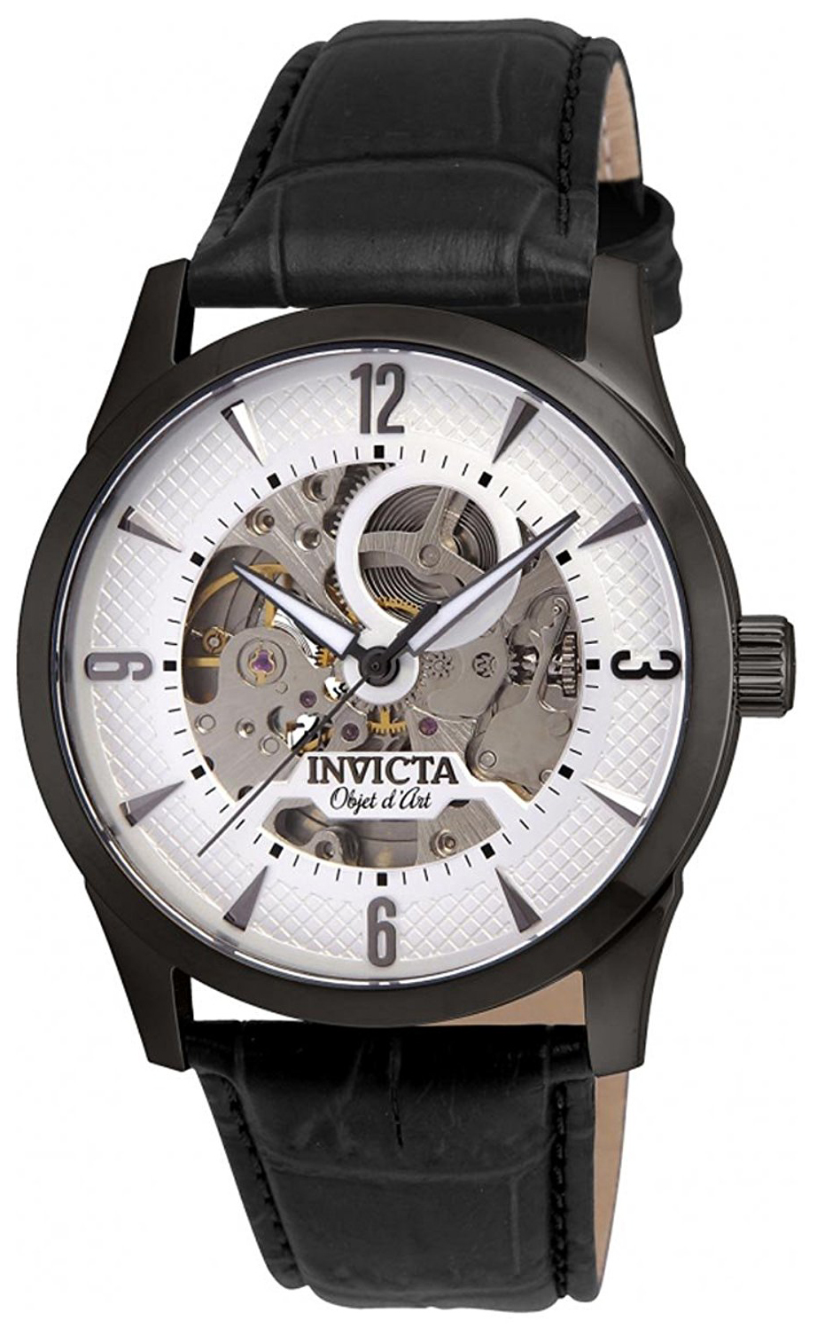 Invicta 99999 Herreklokke 22638 Hvit/Lær Ø42 mm - Invicta