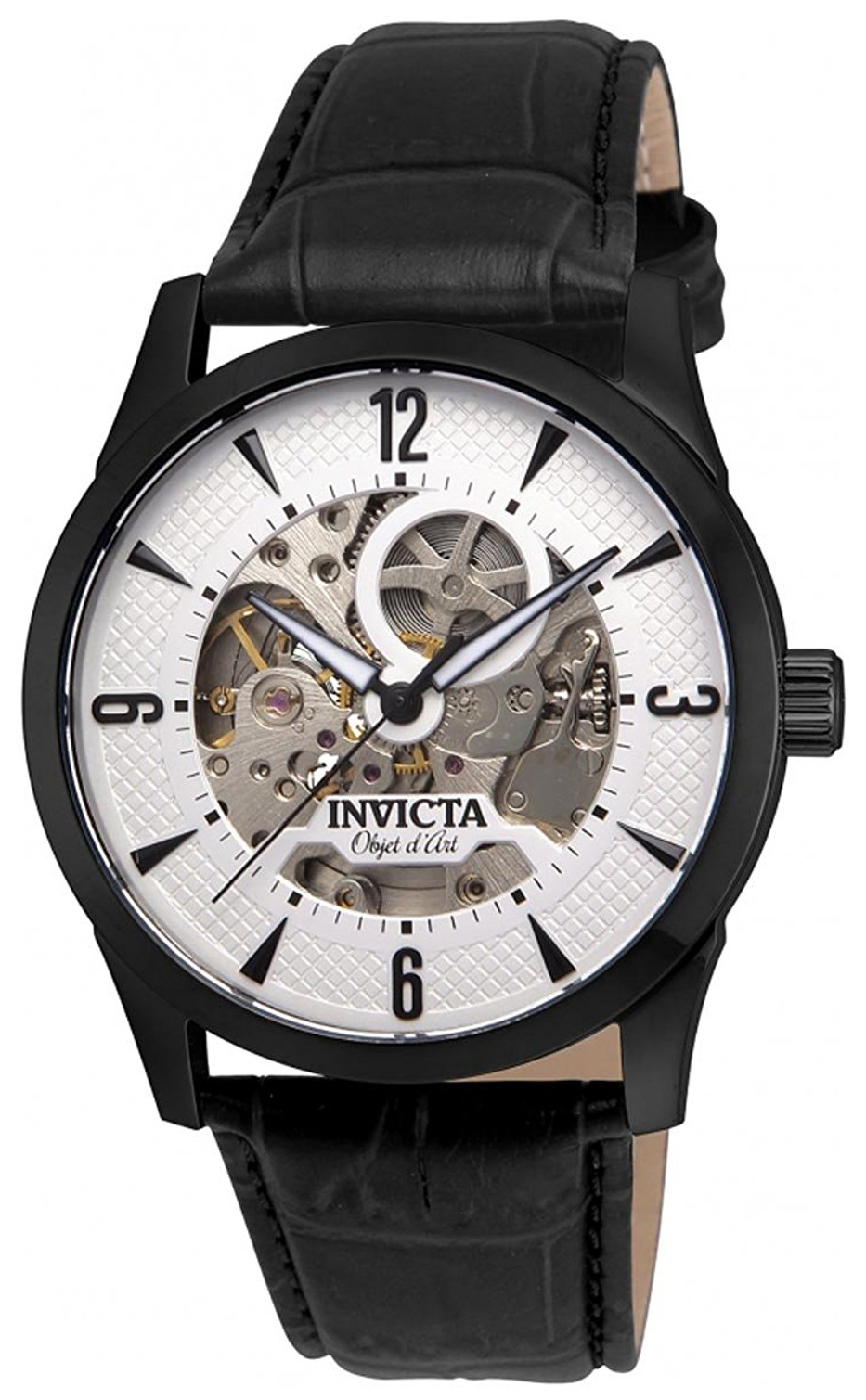 Invicta 99999 Herreklokke 22639 Hvit/Lær Ø42 mm - Invicta