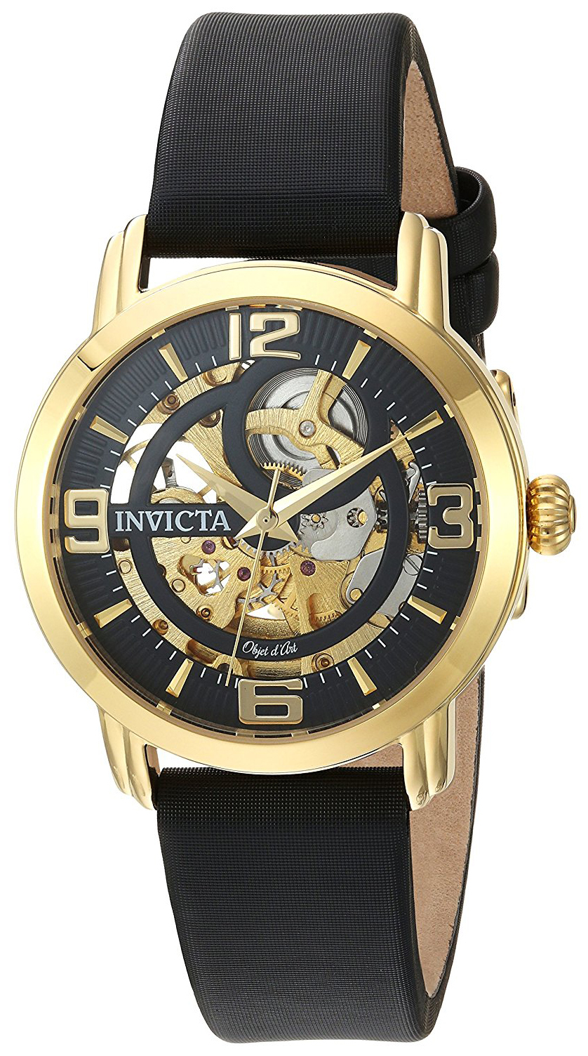 Invicta 99999 Dameklokke 22654 Sort/Sateng Ø37 mm - Invicta