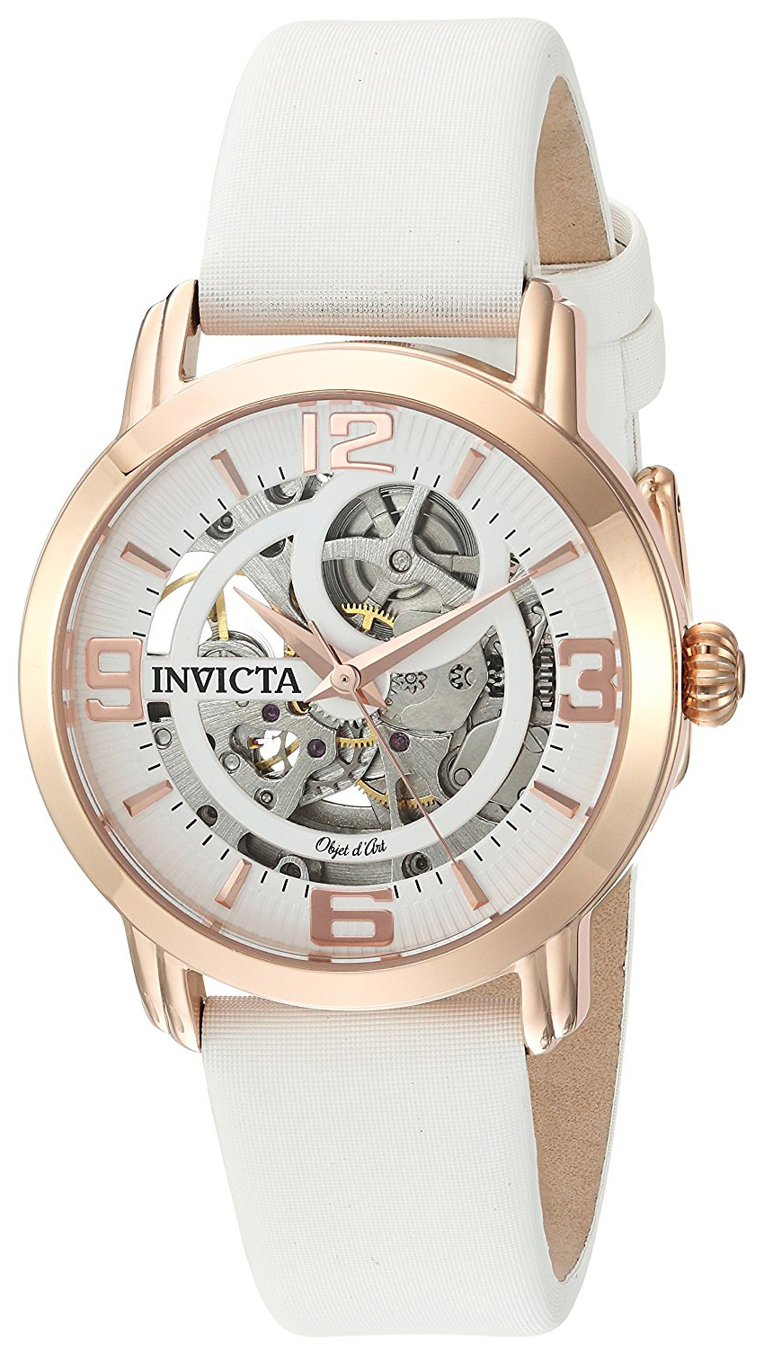 Invicta 99999 Dameklokke 22655 Hvit/Sateng Ø37 mm - Invicta