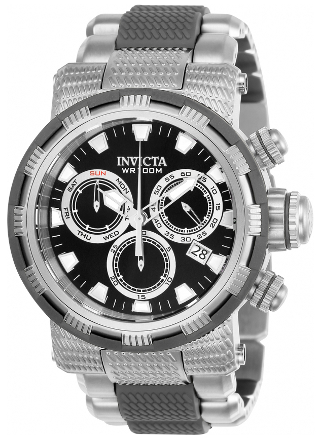 Invicta Specialty Herreklokke 23976 Sort/Gummi Ø46 mm - Invicta