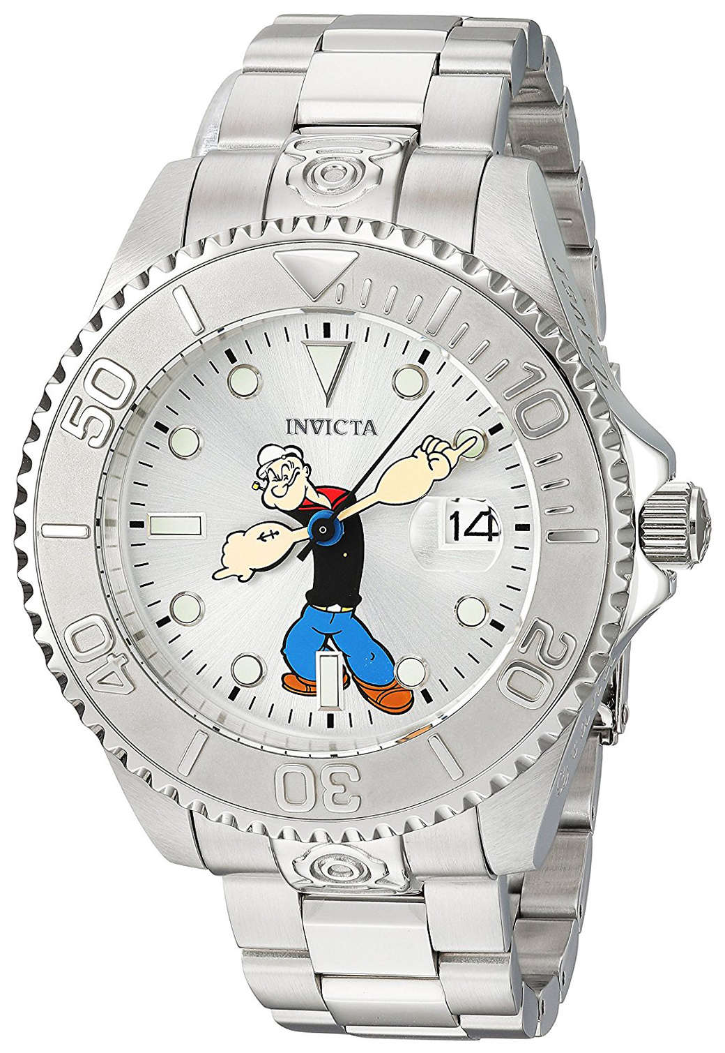 Invicta 99999 Herreklokke 24469 Sølvfarget/Stål Ø47 mm - Invicta