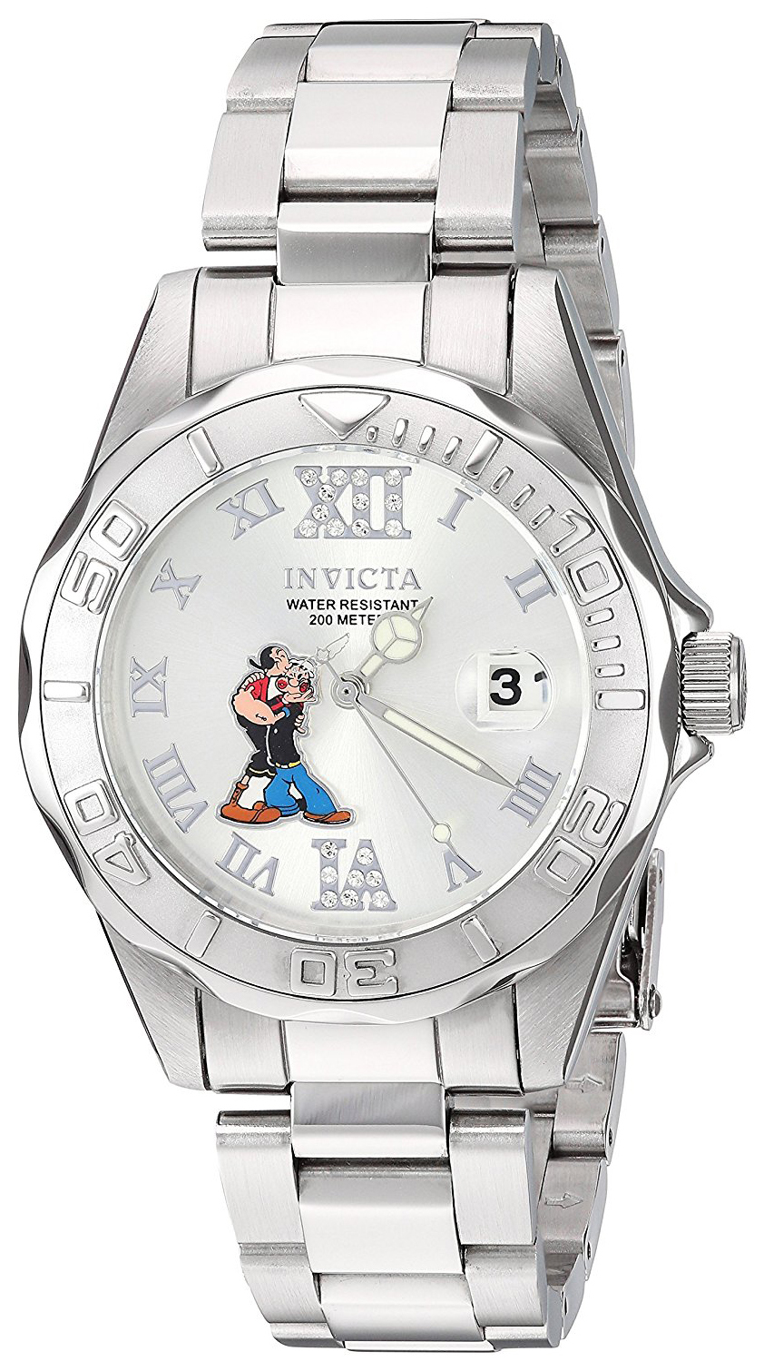 Invicta 99999 Dameklokke 24472 Sølvfarget/Stål Ø38 mm - Invicta