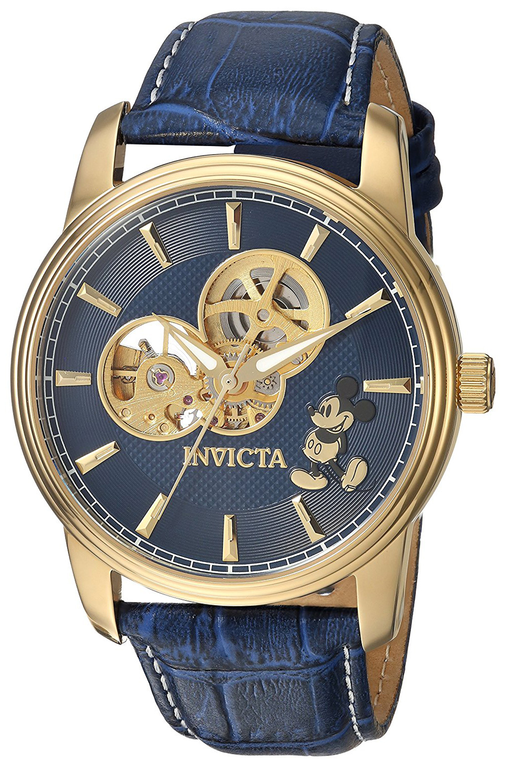 Invicta 99999 Herreklokke 24501 Blå/Lær Ø44 mm - Invicta