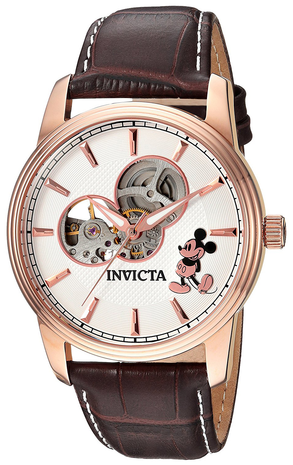 Invicta 99999 Herreklokke 24502 Hvit/Lær Ø44 mm - Invicta