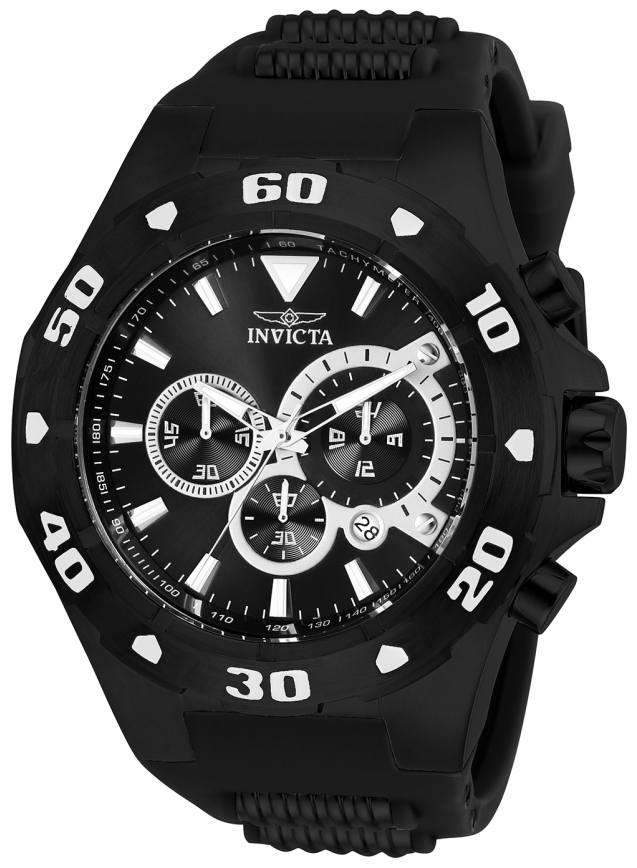 Invicta Pro Diver Herreklokke 24684 Sort/Stål Ø52 mm - Invicta