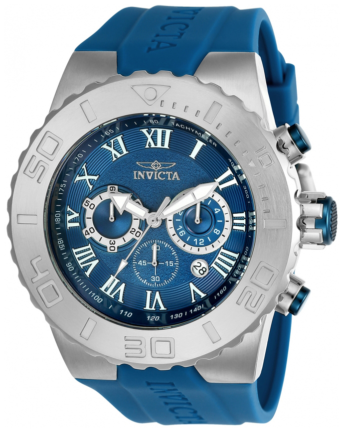 Invicta Pro Diver Herreklokke 24775 Blå/Gummi Ø51 mm - Invicta