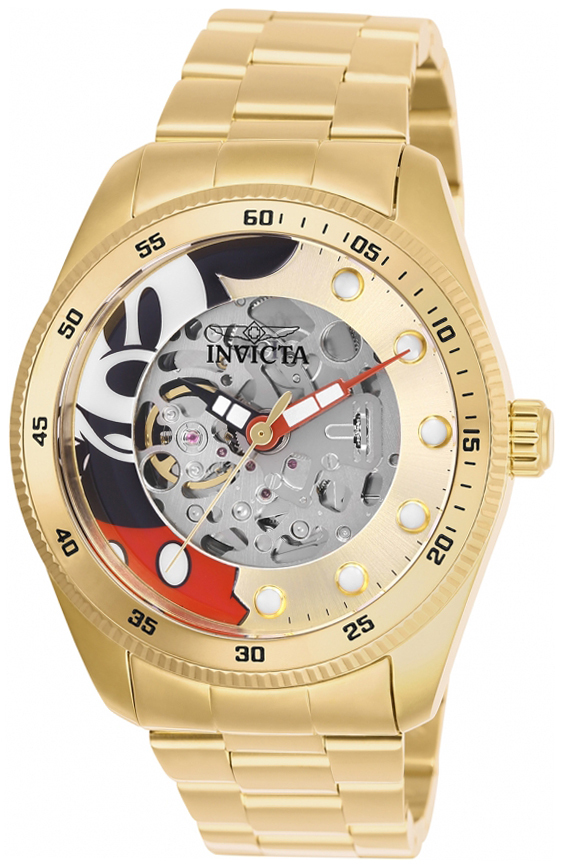 Invicta 99999 Herreklokke 25451 Flerfarget/Gulltonet stål Ø44 mm - Invicta