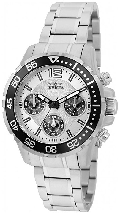 Invicta Pro Diver Dameklokke 25746 Sølvfarget/Stål Ø38 mm - Invicta