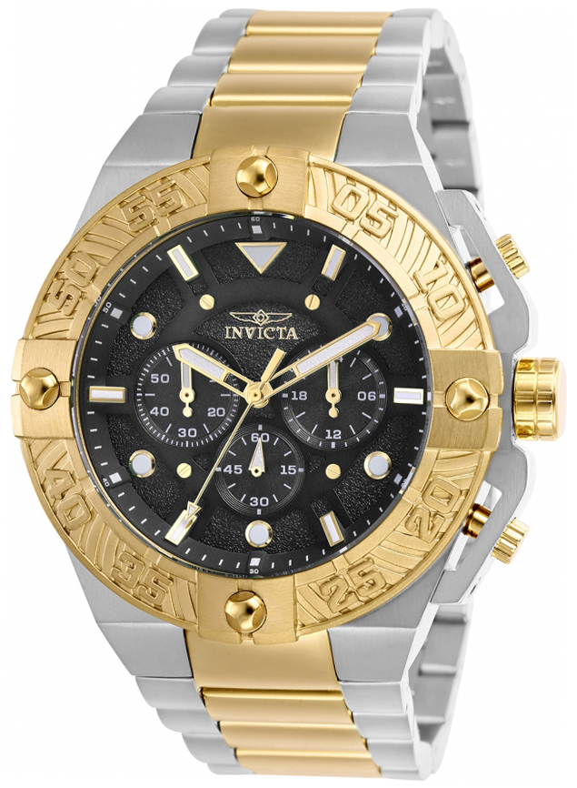 Invicta Pro Diver Herreklokke 25846 Sort/Gulltonet stål Ø50 mm - Invicta