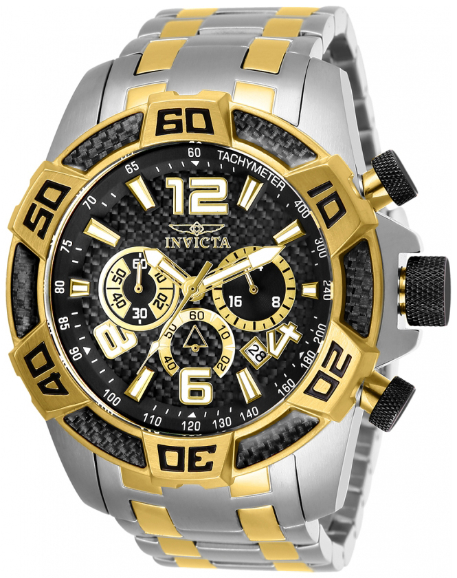 Invicta Pro Diver Herreklokke 25856 Sort/Gulltonet stål Ø50 mm - Invicta