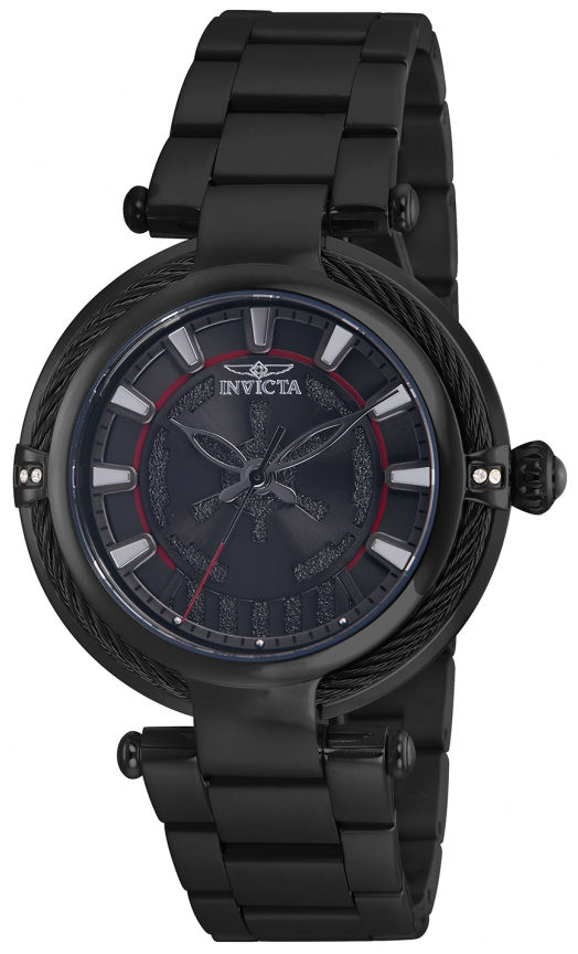 Invicta 99999 Dameklokke 26235 Sort/Stål Ø40 mm - Invicta