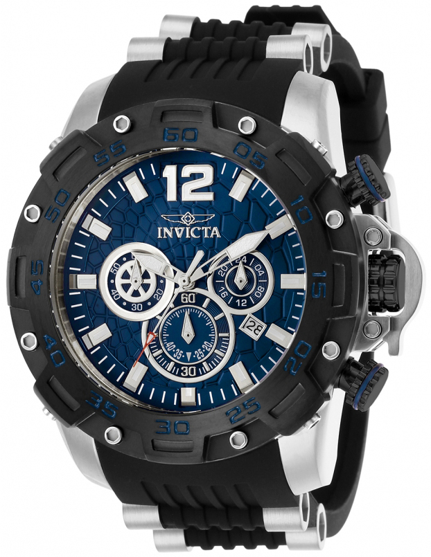 Invicta Pro Diver Herreklokke 26404 Blå/Stål Ø50 mm - Invicta