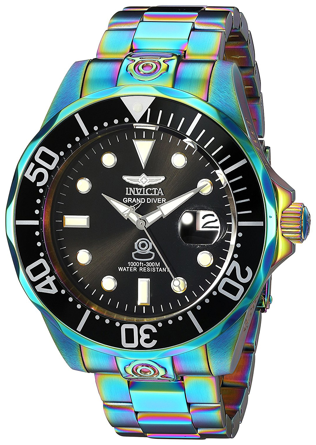 Invicta Pro Diver Herreklokke 26601 Sort/Stål Ø47 mm - Invicta