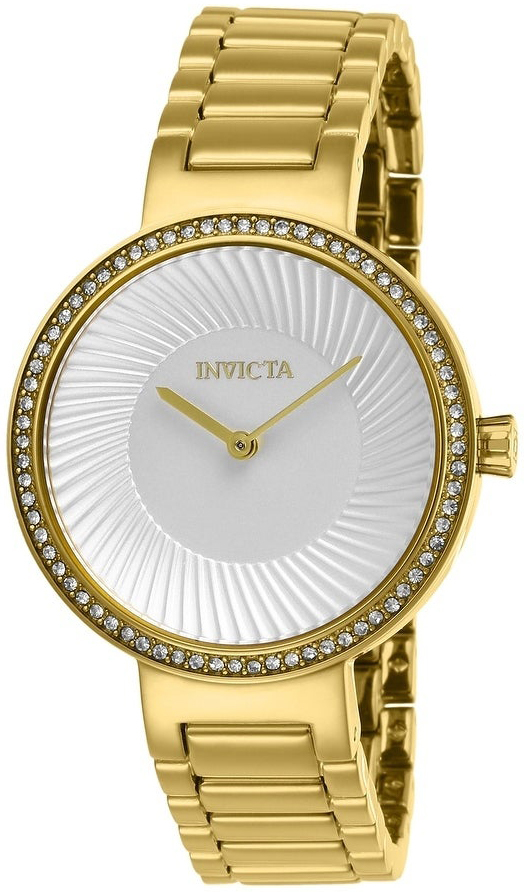 Invicta Specialty Dameklokke 27000 Sølvfarget/Gulltonet stål Ø36 mm - Invicta