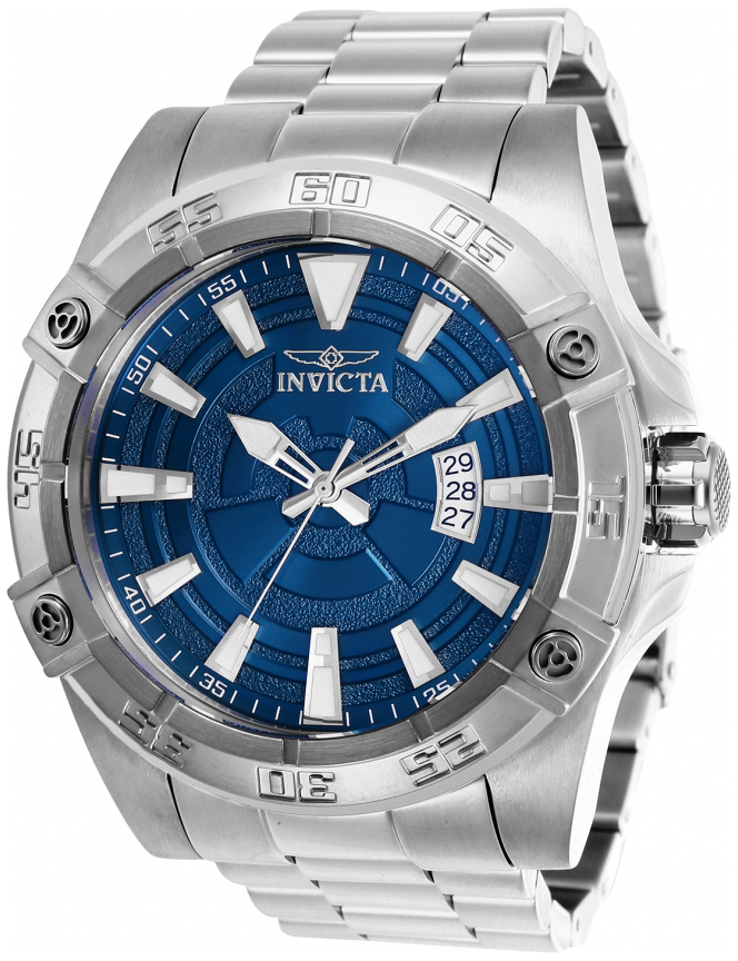 Invicta Pro Diver Herreklokke 27015 Blå/Stål Ø52 mm - Invicta