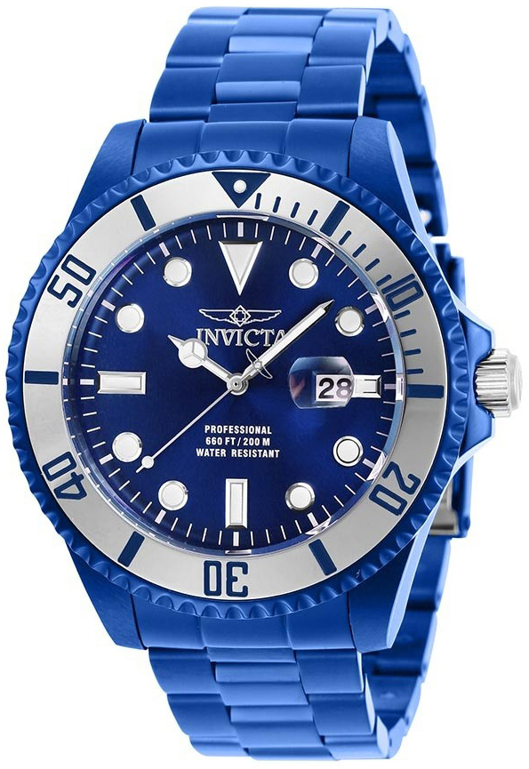 Invicta Pro Diver Herreklokke 27538 Blå/Stål Ø47 mm - Invicta