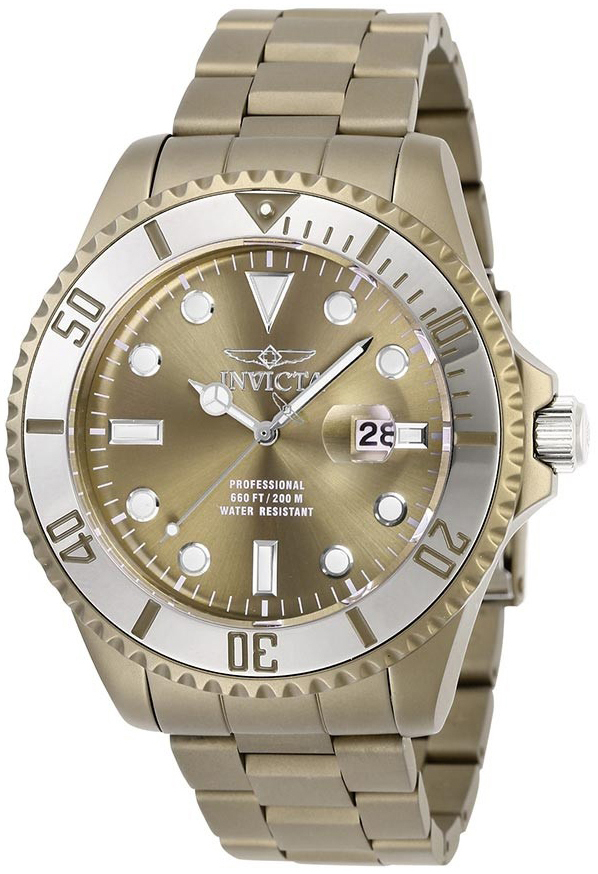 Invicta Pro Diver Herreklokke 27543 Grønn/Stål Ø47 mm - Invicta