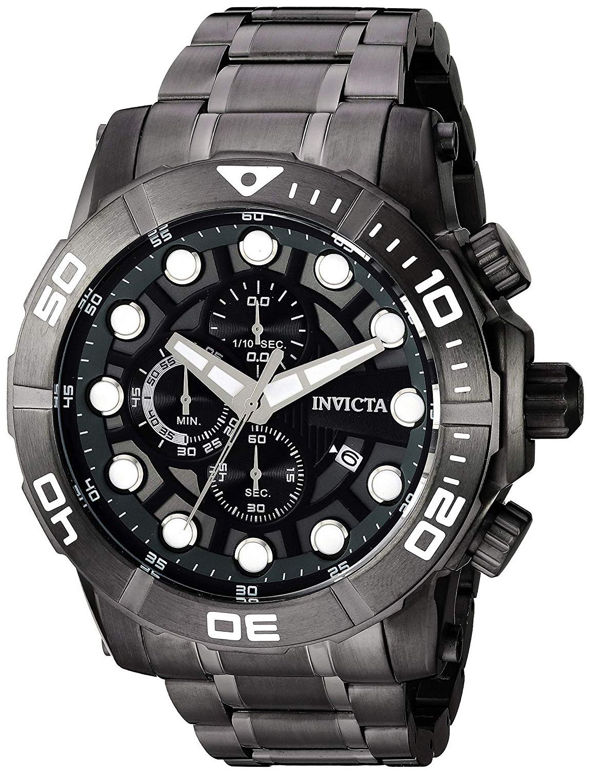 Invicta 99999 Herreklokke 28268 Sort/Stål Ø54 mm - Invicta