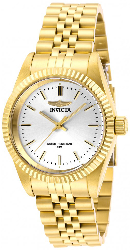 Invicta Specialty Dameklokke 29407 Sølvfarget/Gulltonet stål Ø36 mm - Invicta