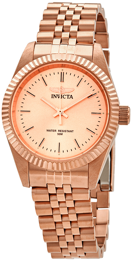 Invicta Specialty Dameklokke 29417 Rosegullfarget/Rose-gulltonet - Invicta