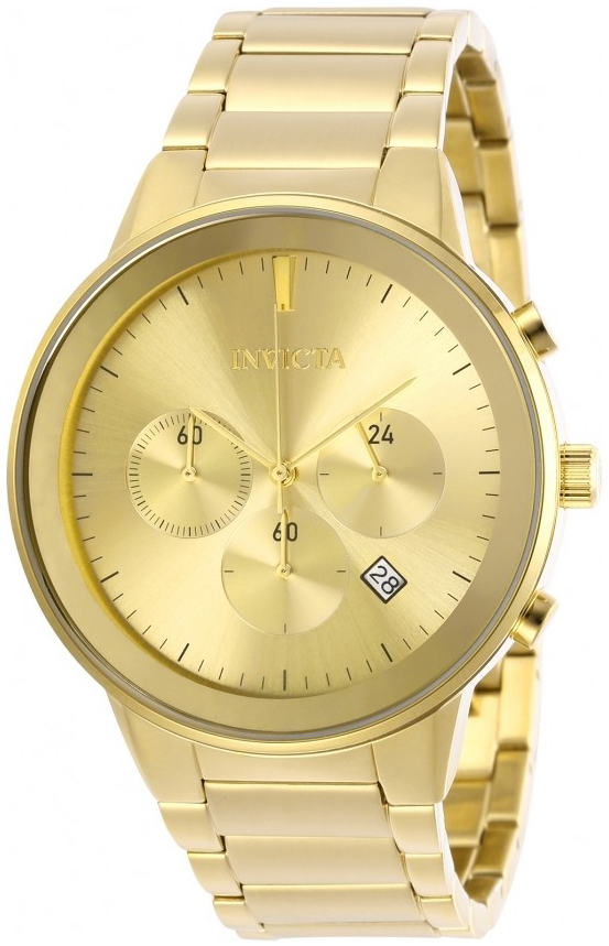 Invicta Herreklokke 29481 Gull/Gulltonet stål Ø43 mm