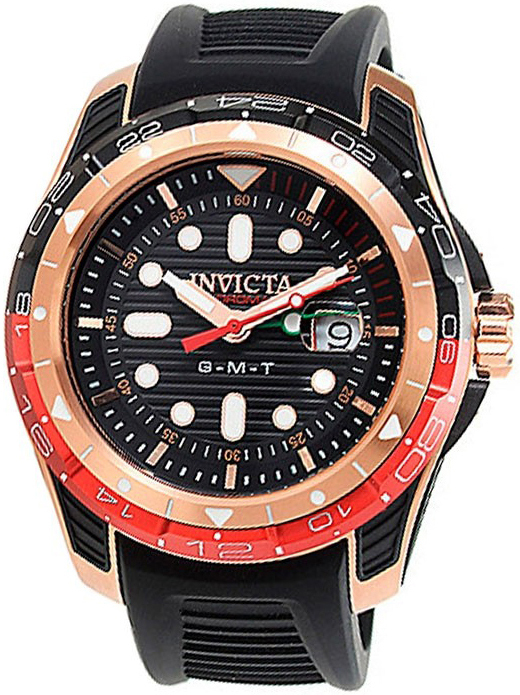 Invicta 99999 Herreklokke 29580 Sort/Gummi Ø48 mm - Invicta