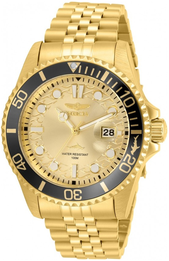 Invicta Herreklokke 30613 Gull/Gulltonet stål Ø43 mm
