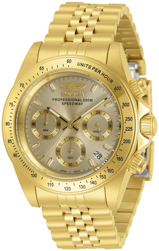 Invicta Herreklokke 30997 Grå/Gulltonet stål Ø39.5 mm