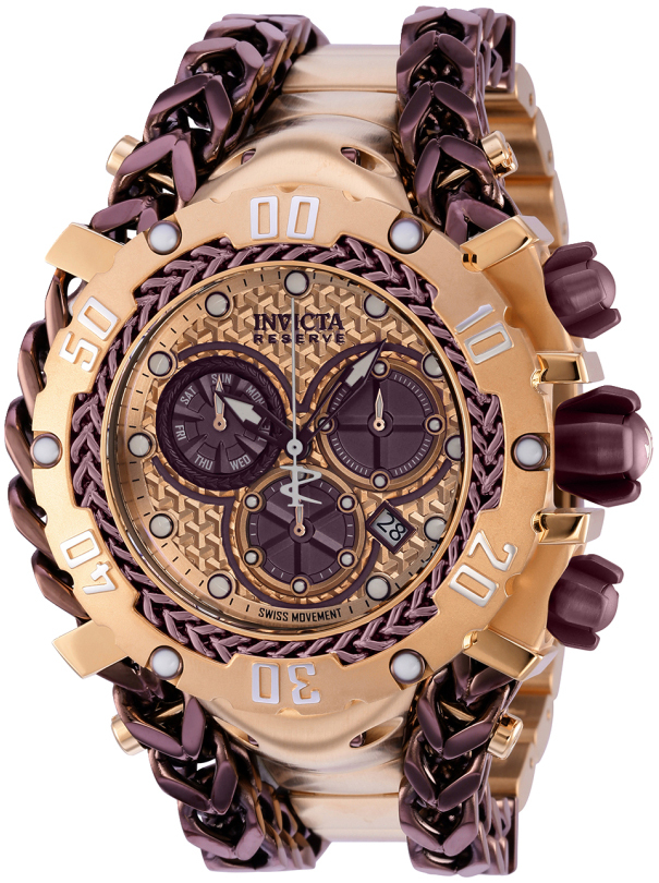 Invicta Herreklokke 36620 Gladiator Rosegullfarget/Stål Ø55.25 mm