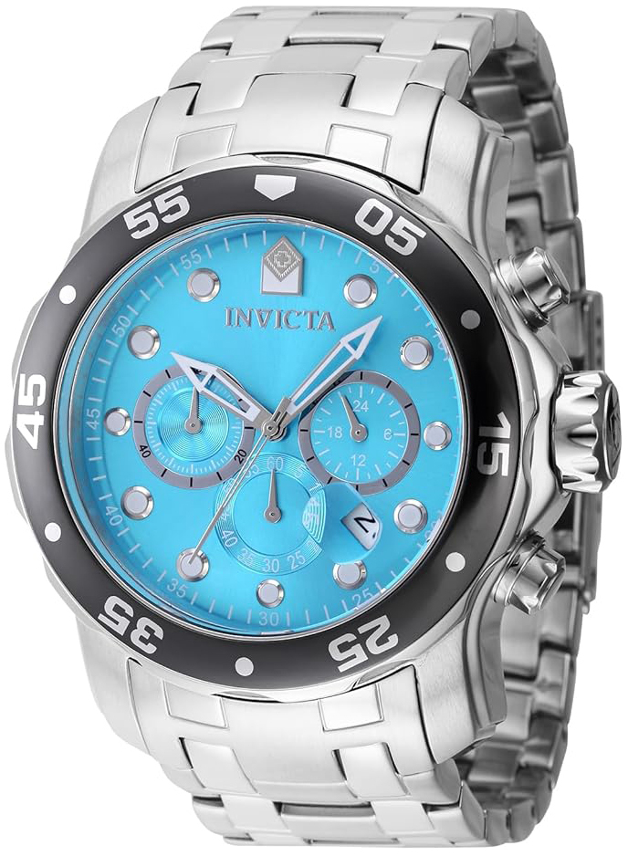 Invicta Herreklokke 47560 Pro Diver Turkis/Stål Ø48 mm