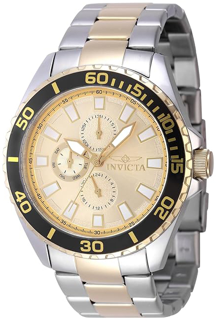 Invicta Herreklokke 47579 Pro Diver Gull/Gulltonet stål Ø46 mm
