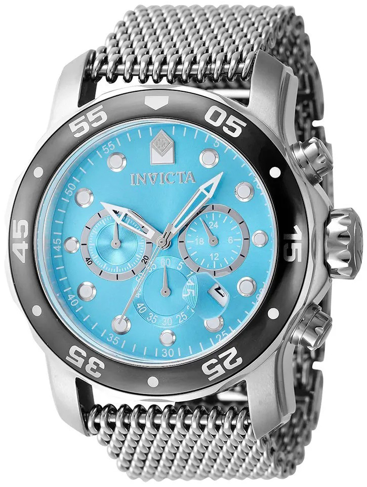 Invicta Herreklokke 47583 Pro Diver Blå/Stål Ø48 mm