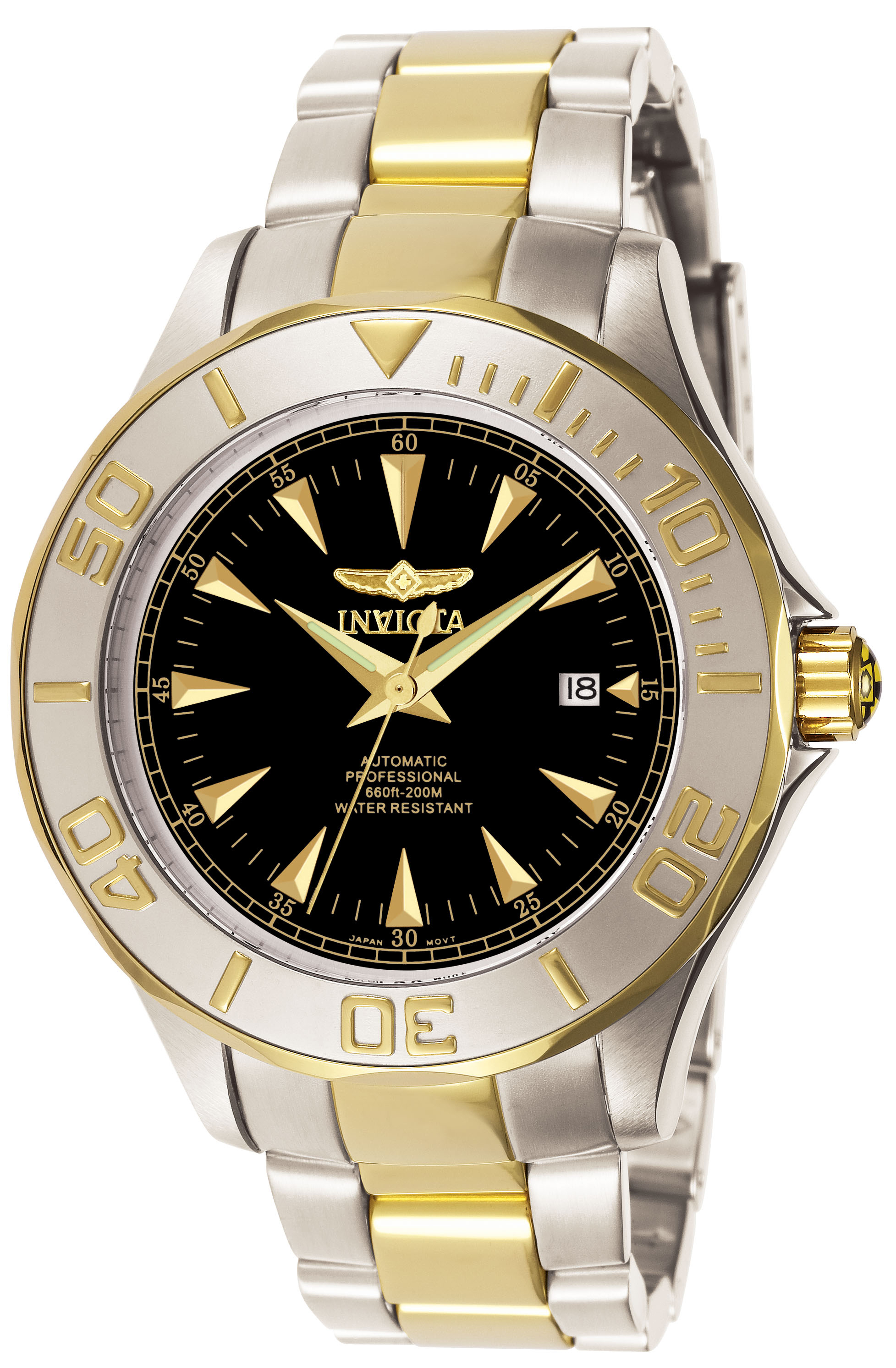 Invicta Herreklokke 7037 Signature Ocean Ghost Sort/Stål Ø47 mm