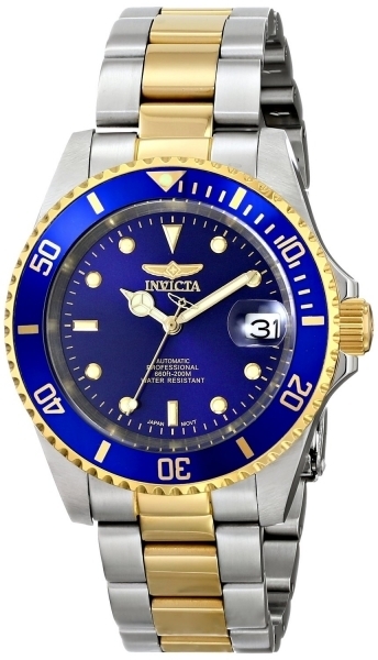 Invicta Herreklokke 8928OB Pro Diver Blå/Gulltonet stål Ø40 mm