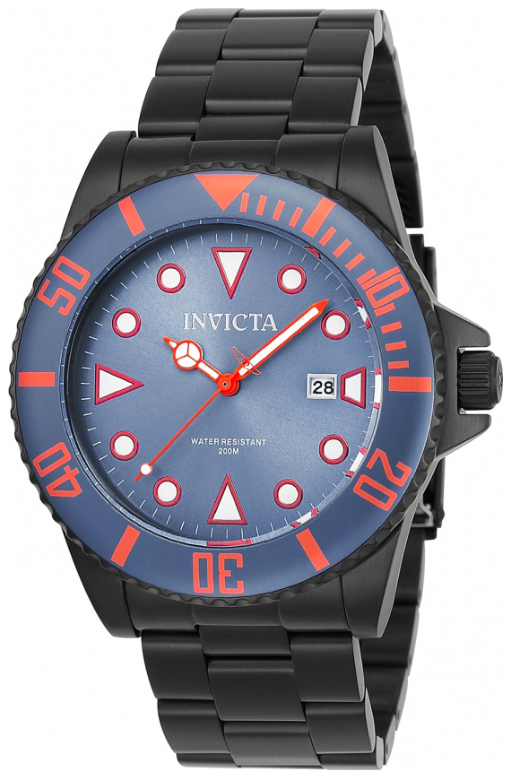 Invicta Pro Diver Herreklokke 90300 Blå/Stål Ø44 mm - Invicta