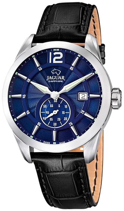 Jaguar Herreklokke J663/2 Acamar Blå/Lær Ø43 mm