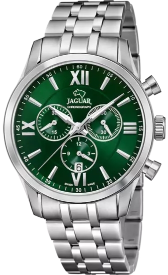 Jaguar Herreklokke J963/3 Acamar Grønn/Stål Ø41.5 mm