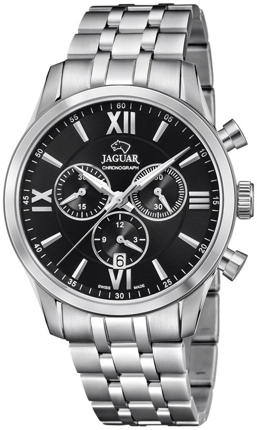 Jaguar Herreklokke J963/4 Acamar Sort/Stål Ø41.5 mm