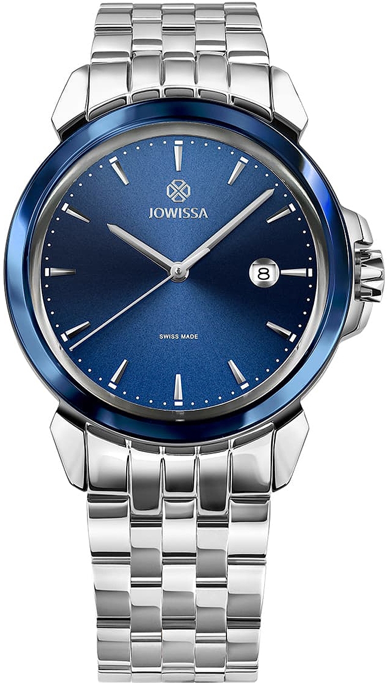 Jowissa Herreklokke J4.255.L LeWy Blå/Stål Ø42 mm