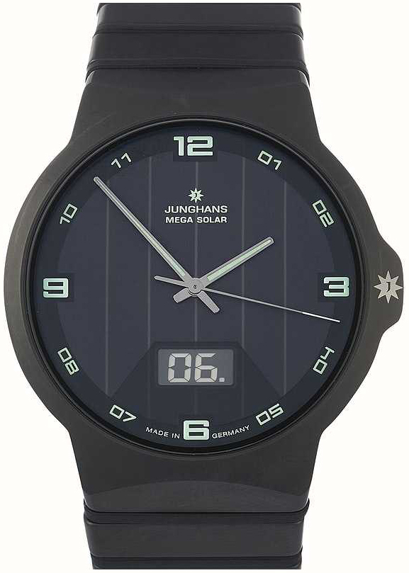 Junghans Herreklokke 18/1436.44 Mega Sort/Keramik Ø40.4 mm