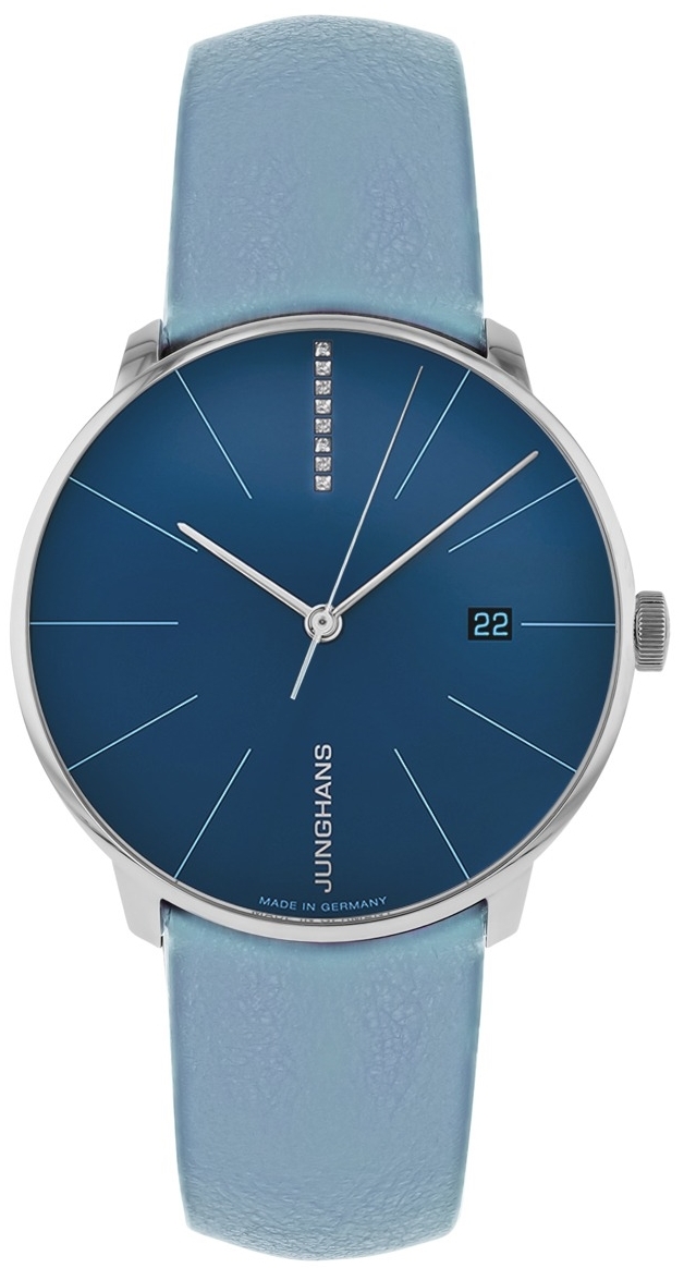 Junghans 27/4356.00 Meister Blå/Lær Ø39.5 mm
