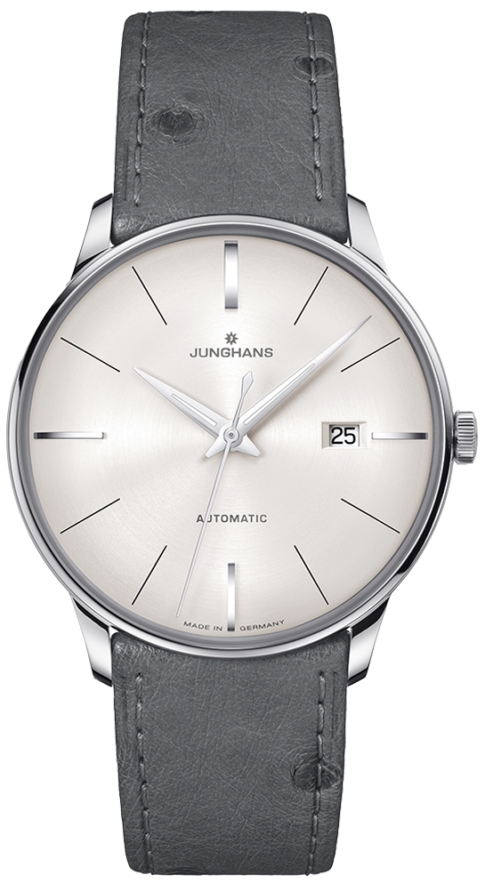 Junghans Herreklokke 27/4416.02 Meister Grå/Lær Ø40.4 mm
