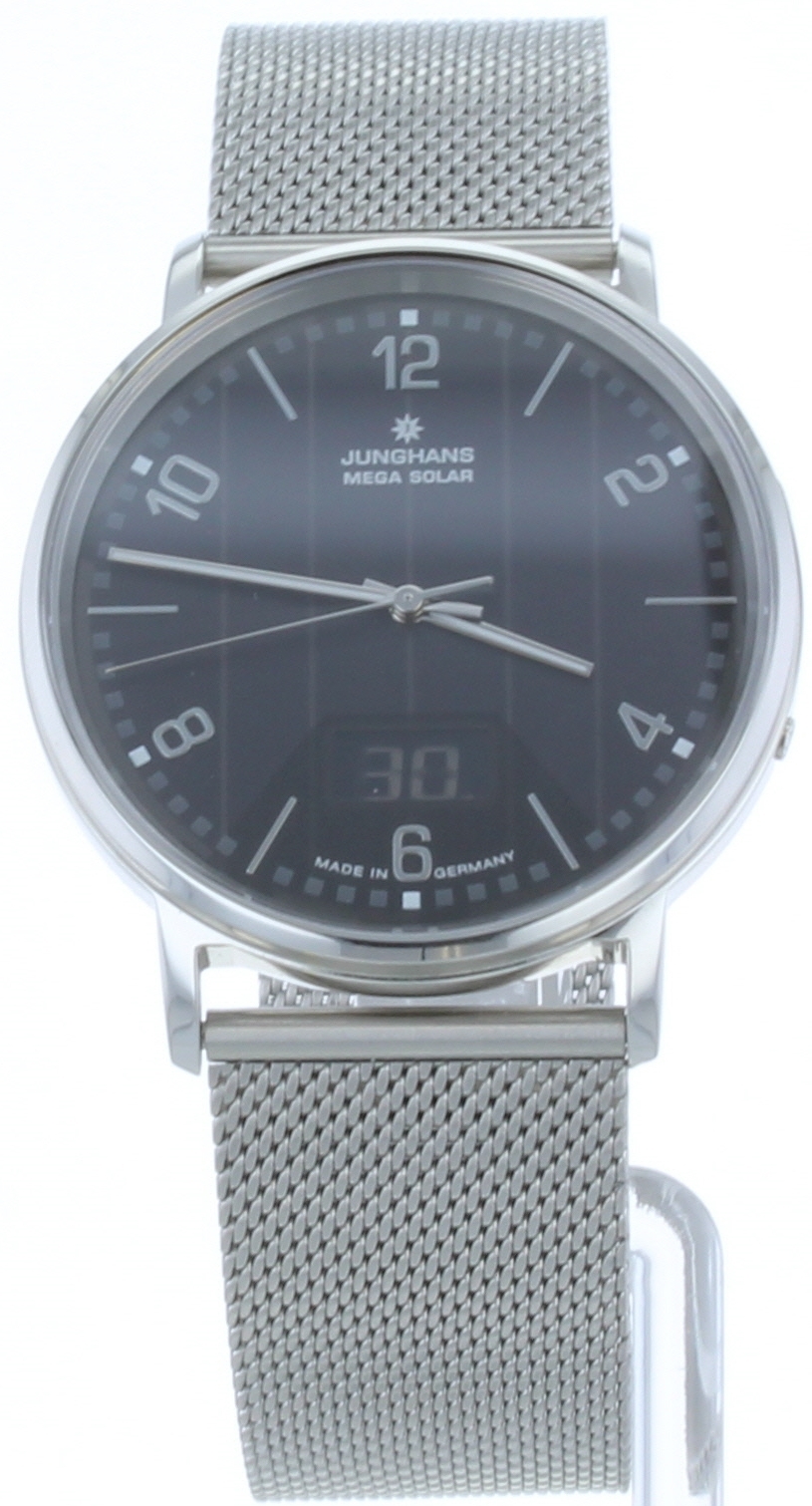 Junghans Herreklokke 56/4628.44 Milano Sort/Stål Ø39 mm